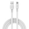 POWERTECH καλώδιο USB σε USB-C armor PTR-0102, 15W 3A, 1m, λευκό | Αξεσουάρ κινητών | elabstore.gr