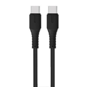 ROCKROSE καλώδιο USB-C Alpha CC2, 3A 60W, 2m, μαύρο | Αξεσουάρ κινητών | elabstore.gr