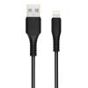 ROCKROSE καλώδιο USB σε Lightning Alpha AL, 2.4A 12W, 1m, μαύρο | Αξεσουάρ κινητών | elabstore.gr