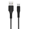 ROCKROSE καλώδιο USB σε Micro USB Alpha AM, 2.4A 12W, 1m, μαύρο | Αξεσουάρ κινητών | elabstore.gr