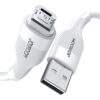 JOYROOM καλώδιο USB σε Micro USB S-1030M12M, 3A, 1m, λευκό | Αξεσουάρ κινητών | elabstore.gr
