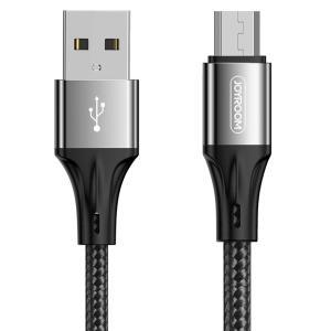 JOYROOM καλώδιο USB σε Micro USB S-1030N1M, 3A, 1m, μαύρο | Αξεσουάρ κινητών | elabstore.gr