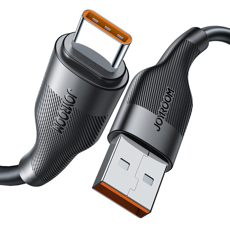 JOYROOM καλώδιο USB σε USB-C S-1060M12C, 6A, 1m, μαύρο | eLabstore.gr JOYROOM καλώδιο USB σε USB-C S-1060M12C, 6A, 1m, μαύρο | Αξεσουάρ κινητών | elabstore.gr