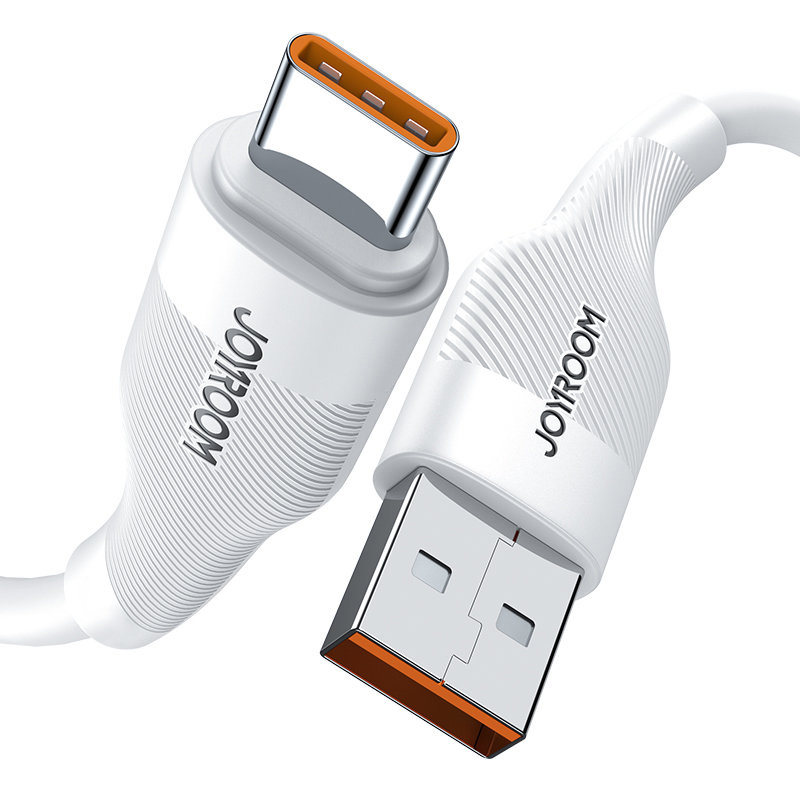 JOYROOM καλώδιο USB σε USB-C S-1060M12C, 6A, 1m, λευκό | eLabstore.gr JOYROOM καλώδιο USB σε USB-C S-1060M12C, 6A, 1m, λευκό | Αξεσουάρ κινητών | elabstore.gr