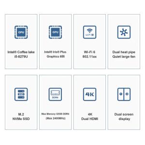 BEELINK mini PC SEI8, INTEL CPU i5-8279U, 8GB, 256GB SSD, Windows 11 | eLabstore.gr BEELINK mini PC SEI8, INTEL CPU i5-8279U, 8GB, 256GB SSD, Windows 11 | eLabstore.gr