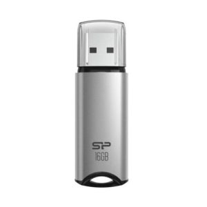SILICON POWER USB Flash Drive Marvel M02, 16GB, USB 3.2, γκρι | Συνοδευτικά PC | elabstore.gr
