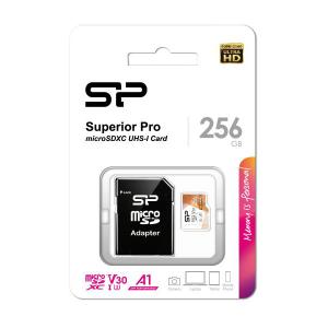 SILICON POWER κάρτα μνήμης Superior Pro microSDXC UHS-I, 256GB, Class 30 | Συνοδευτικά PC | elabstore.gr