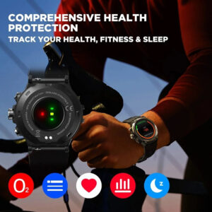 ZEBLAZE smartwatch Stratos 2, 1.3" AMOLED, GPS, heart rate, 5 ATM, μαύρο | Mobile Συσκευές | elabstore.gr