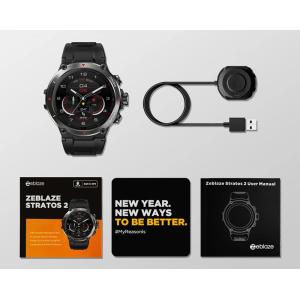 ZEBLAZE smartwatch Stratos 2, 1.3" AMOLED, GPS, heart rate, 5 ATM, μαύρο | Mobile Συσκευές | elabstore.gr