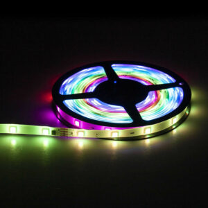 Ταινία LED RGB 5M 12V/24W με τηλεχειριστήριο και τροφοδοτικό LEDSTRGBD-5050-243010S202/5-WL | Φωτισμός | elabstore.gr