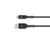 Καλώδιο USB 2.0 σε Lightning Φόρτισης - Data 1m 2.4A Μαύρο Well CABLE-USB/LIGHT-1BK01-WL | Περιφερειακά | elabstore.gr