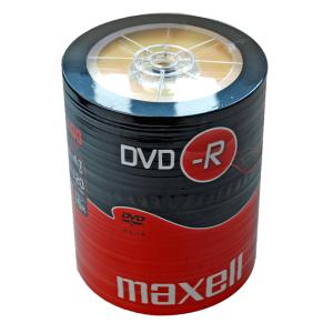 MAXELL DVD-R 4.7GB/120min, 16x speed, spindle pack 100τμχ | Αναλώσιμα - Είδη Γραφείου | elabstore.gr