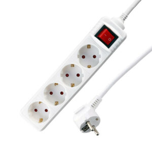 Πολύπριζα 4θ Με Διακόπτη 3M,3g1,5 λευκό LS-430W LIME | Ηλεκτρολογικά | elabstore.gr