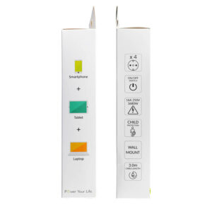 Πολύπριζα 4θ Με Διακόπτη 3M,3g1,5 λευκό LS-430W LIME | Ηλεκτρολογικά | elabstore.gr