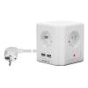 GOOBAY πολύπριζο 41268, 4x schuko 16A, 2x USB 2.1A, 1.5m, λευκό | Τροφοδοσία Ρεύματος | elabstore.gr