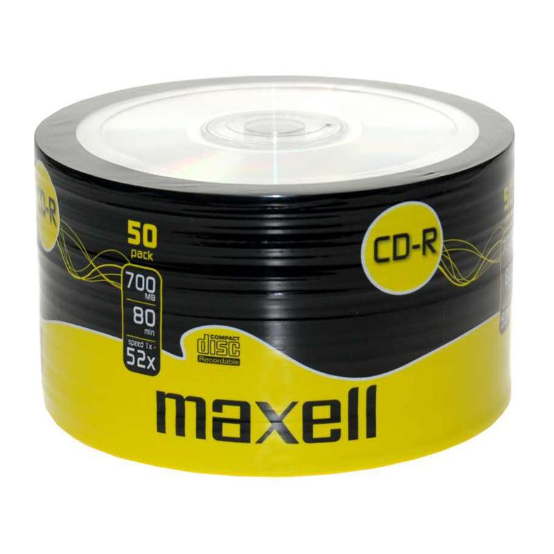 MAXELL CD-R 700ΜΒ/80min, 52x speed, spindle pack 50τμχ | eLabstore.gr MAXELL CD-R 700ΜΒ/80min, 52x speed, spindle pack 50τμχ | Αναλώσιμα - Είδη Γραφείου | elabstore.gr
