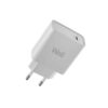 Universal USB-C FastTravel Wall Charger 5VDC/3A (20W) Λευκό Well PSUP-USB-WPD20WE-WL | Περιφερειακά | elabstore.gr