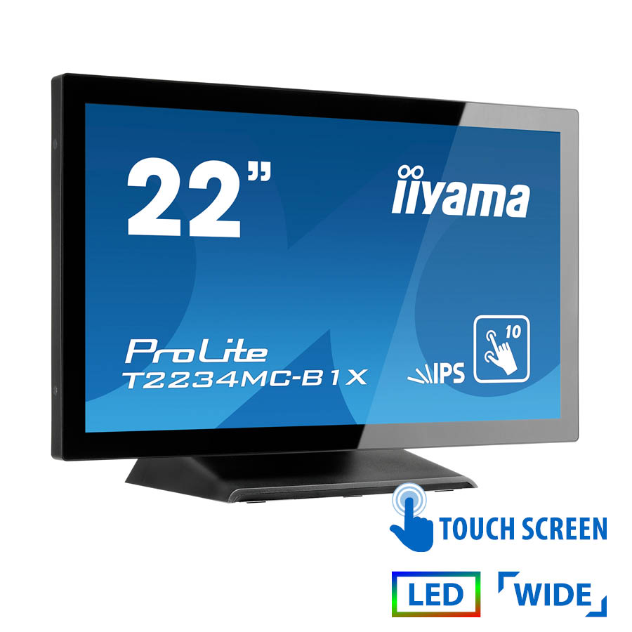 Used Monitor Touchscreen ProliteT2234 IPS/ liyama/ 22”/ 1920x1080/ Black/ D-SUB & DVI-D | eLabstore.gr Used Monitor Touchscreen ProliteT2234 IPS/liyama/22”/1920x1080/Black/D-SUB & DVI-D | Refurbished | elabstore.gr