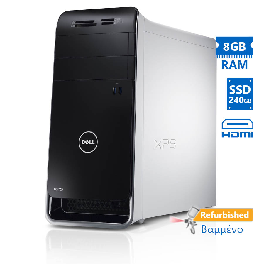 Dell XPS8500 Tower i7-3770/ 8GB DDR3/ 240GB SSD/ ATI 1GB/ DVD/ 7U Grade A Refurbished PC | eLabstore.gr Dell XPS8500 Tower i7-3770/8GB DDR3/240GB SSD/ATI 1GB/DVD/7U Grade A Refurbished PC | Refurbished | elabstore.gr