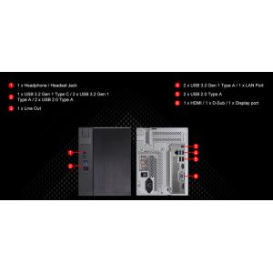 ASROCK PC Barebone DeskMeet X300, AMD AM4, ATX 500W, μαύρο | PC & Αναβάθμιση | elabstore.gr