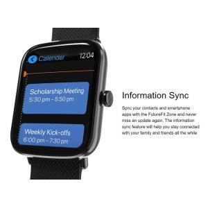 HIFUTURE smartwatch FutureFit Zone, 1.69", IP68, heart rate, μαύρο | Mobile Συσκευές | elabstore.gr