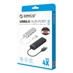 ORICO USB hub FL02, 4x USB ports, λευκό | Συνοδευτικά PC | elabstore.gr