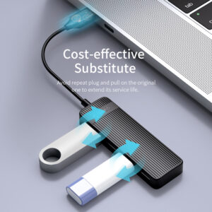 ORICO USB hub FL02, 4x USB ports, λευκό | Συνοδευτικά PC | elabstore.gr