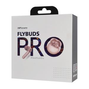 HIFUTURE earphones με θήκη φόρτισης FlyBuds Pro, True Wireless, ροζ | eLabstore.gr