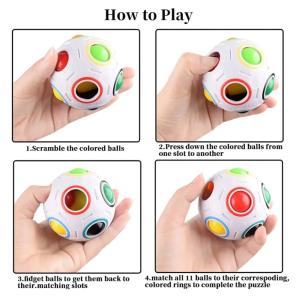 Anti-stress μπαλάκι Magic Ball FT29C, για παιδιά & ενήλικες, πολύχρωμο | Παιχνίδια | elabstore.gr