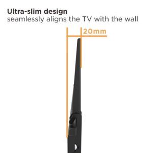 BRATECK επιτοίχια βάση KL32-22T για οθόνη 23"-43", 45kg | Εικόνα & Ήχος | elabstore.gr