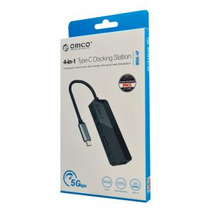 ORICO docking station MDK-4P, HDMI/USB-C/2x USB, 2A, 4K, μαύρο | Συνοδευτικά PC | elabstore.gr