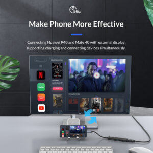 ORICO docking station MDK-6P, HDMI/USB-C/2x USB/SD & TF, 55W, 4K, μαύρο | Συνοδευτικά PC | elabstore.gr