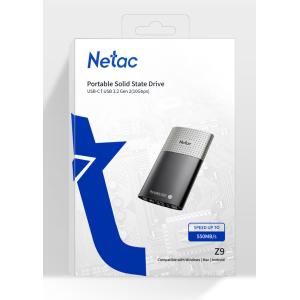 NETAC εξωτερικός SSD Z9, 500GB, USB 3.2, 550-480MB/s, μαύρος | PC & Αναβάθμιση | elabstore.gr