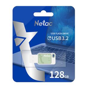 NETAC USB Flash Drive UA31, 128GB, USB 32, πράσινο | Συνοδευτικά PC | elabstore.gr