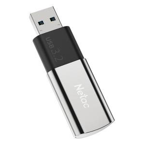 NETAC USB Flash Drive US2, 256GB, USB 3.2, ασημί | Συνοδευτικά PC | elabstore.gr