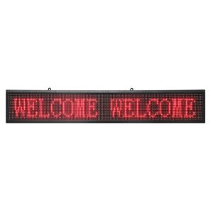 Πινακίδα LED κυλιόμενων μηνυμάτων LED169041, WiFi 169x41cm IP65, κόκκινο | Διαφημιστικό Υλικό | elabstore.gr