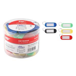 MP μπρελόκ κλειδιών με ετικέτα PA363, 20x58mm, διάφορα χρώματα, 50τμχ | Αναλώσιμα - Είδη Γραφείου | elabstore.gr