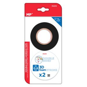 MP foam κολλητική ταινία διπλής όψεως PA515, 19mm, 2.3m, μαύρη, 2τμχ | Αναλώσιμα - Είδη Γραφείου | elabstore.gr