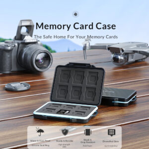 ORICO θήκη για κάρτες SD/Micro SD & card reader PHCD-7, 18 θέσεις, μαύρη | Συνοδευτικά PC | elabstore.gr