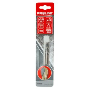 PROLINE σετ τρυπάνια για σίδηρο HSS 79030K, 3mm, DIN 338, 3τμχ | eLabstore.gr PROLINE σετ τρυπάνια για σίδηρο HSS 79030K, 3mm, DIN 338, 3τμχ | Εργαλεία | elabstore.gr