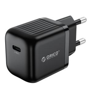 ORICO φορτιστής τοίχου PT30-C, USB Τype-C, PD QC 3.0, 30W, μαύρος | Αξεσουάρ κινητών | elabstore.gr