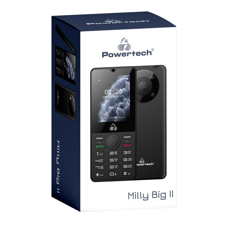 POWERTECH κινητό τηλέφωνο Milly Big II, 2.4", με φακό, μαύρο | eLabstore.gr POWERTECH κινητό τηλέφωνο Milly Big II, 2.4", με φακό, μαύρο | Mobile Συσκευές | elabstore.gr