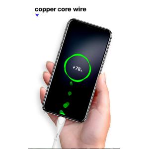 POWERTECH καλώδιο USB σε Micro USB eco round PTR-0106, 15W 3A, 1m, λευκό | Αξεσουάρ κινητών | elabstore.gr