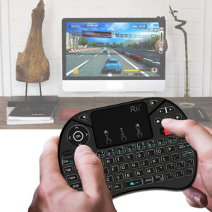 RIITEK ασύρματο πληκτρολόγιο Mini i8X με touchpad, backlit, 2.4GHz | Εικόνα & Ήχος | elabstore.gr