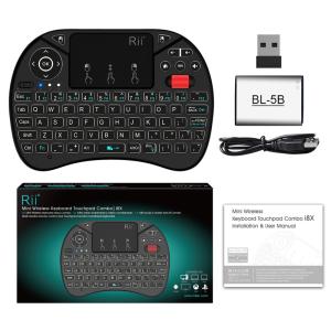 RIITEK ασύρματο πληκτρολόγιο Mini i8X με touchpad, backlit, 2.4GHz | Εικόνα & Ήχος | elabstore.gr
