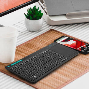 RIITEK ασύρματο πληκτρολόγιο Mini K18+ με touchpad, RGB backlit, 2.4GHz | Εικόνα & Ήχος | elabstore.gr