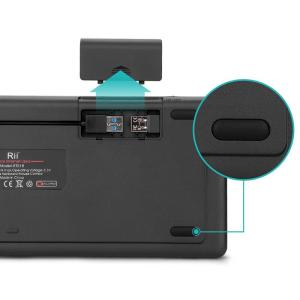 RIITEK ασύρματο πληκτρολόγιο Mini K18+ με touchpad, RGB backlit, 2.4GHz | eLabstore.gr RIITEK ασύρματο πληκτρολόγιο Mini K18+ με touchpad, RGB backlit, 2.4GHz | Εικόνα & Ήχος | elabstore.gr