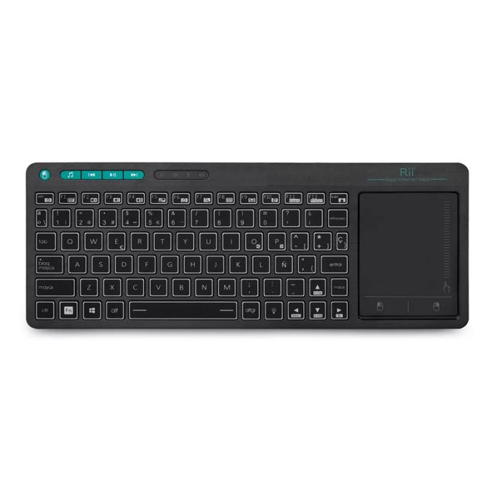 RIITEK ασύρματο πληκτρολόγιο Mini K18+ με touchpad, RGB backlit, 2.4GHz | Εικόνα & Ήχος | elabstore.gr