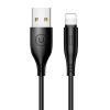 USAMS καλώδιο Lightning σε USB US-SJ266, 2A, 1m, μαύρο | Αξεσουάρ κινητών | elabstore.gr