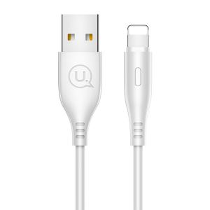USAMS καλώδιο Lightning σε USB US-SJ266, 2A, 1m, λευκό | Αξεσουάρ κινητών | elabstore.gr